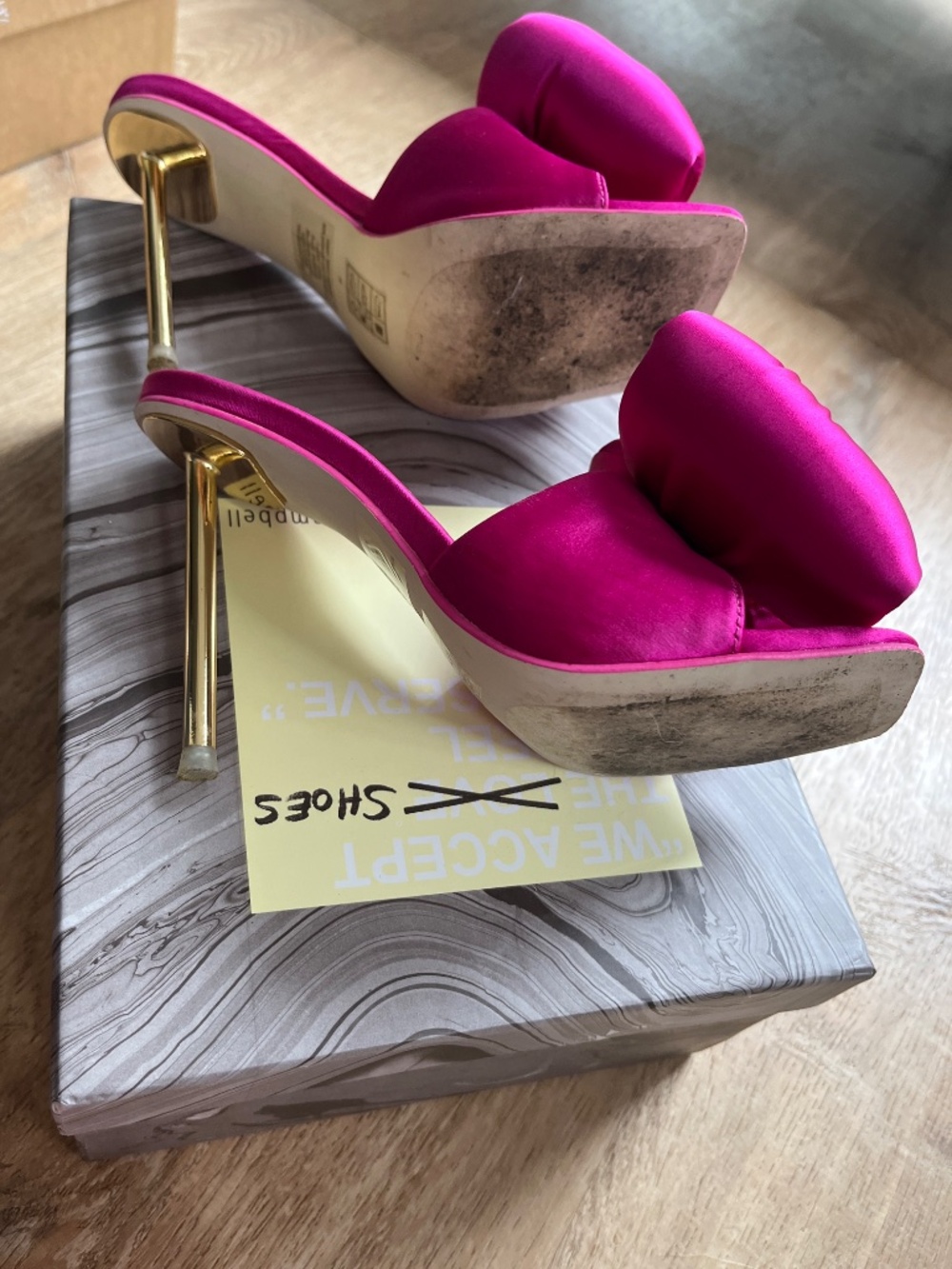 Jeffrey Campbell Bow Heels - Picture 4 of 5